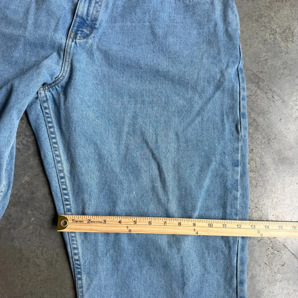 Vintage Y2K Polo Ralph Lauren Jean Co Embroidered Jeans Light Wash Mens 42x34